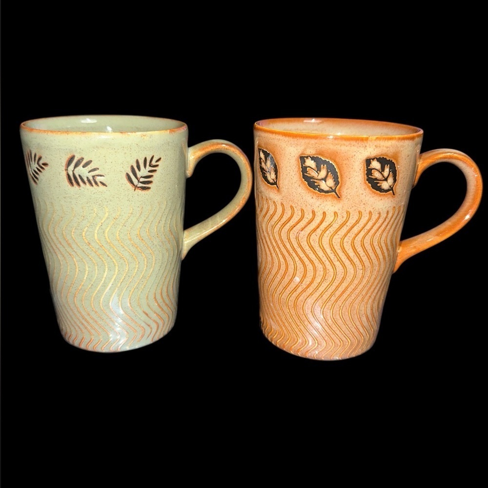 Just Mugs Fall Leaves Coffee Mugs Made in England